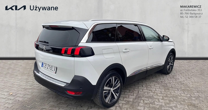 Peugeot 5008 cena 94900 przebieg: 81000, rok produkcji 2020 z Bydgoszcz małe 596